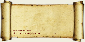 Hana Bekjarev vizit kartica